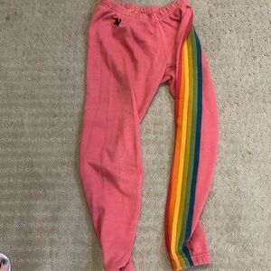 Aviator nation limited edition pink serape sweatpants